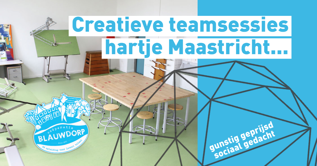 NIEUW: Creatieve teamsessies hartje Maastricht…